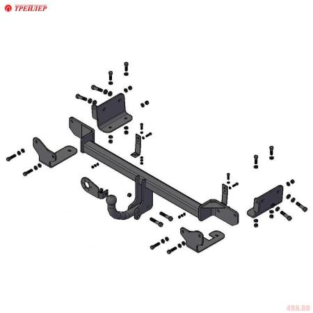 Фаркоп Трейлер для Kia Rio седан (2011-2016) № 7240