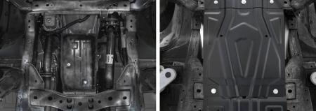 Защита КПП для Mitsubishi L200 (2015-2023) № 222.4047.2