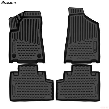 Коврики 3D салона для SWM G01F (2023-2025) № ELEMENT3DAN0643210k