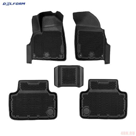 Коврик салона 3D Premium Ромб для Audi Q8 (2019-2025) № EVS2301