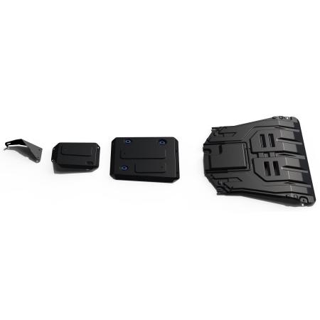 Защита двигателя, КПП, топливного бака и адсорбера для Kia Seltos FWD, 4WD (2020-2025) № K111.2851.1