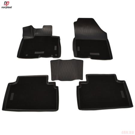 Коврики салона комбинированные 3D для Hyundai Tucson (2021-2025) № NPA11-C31-734-CM