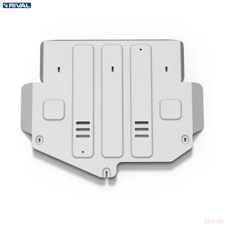 Защита картера и КПП для BYD Chazor (2023-2025) FWD № 333.0702.1