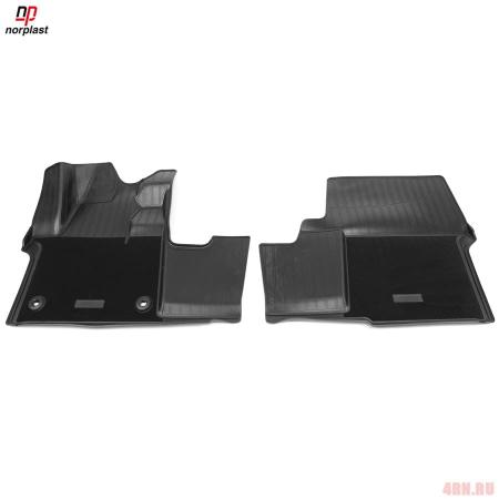 Коврики салона Norplast передние 3D комбинированные для Peugeot Traveller (2017-2025) № NPA10-C64-900-CM