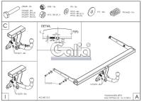 Фаркоп Galia для Volkswagen Jetta (2012-2018) № V077A