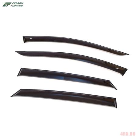 Дефлекторы боковых окон Cobra для Chery Tiggo 2 (2017-2020) широкие № CE21617