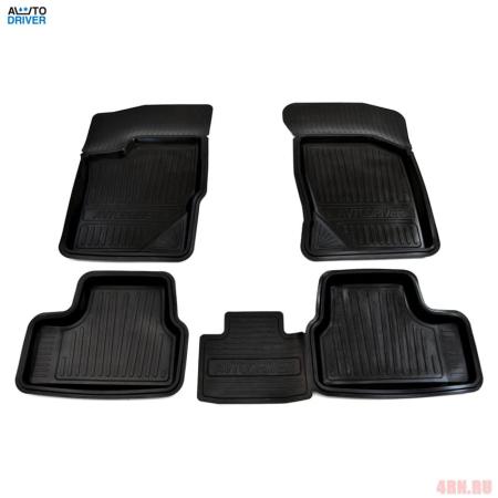Коврики салона Avtodriver Jet резиновые для Lada (ВАЗ) Granta (2011-2018) № ADRJET003