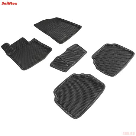 Коврики салона Eva 3D "ромб" для Hyundai Sonata (DN8) (2020-2025) № 95212