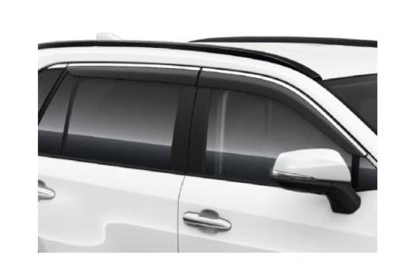 Дефлекторы окон оригинал для Toyota RAV4 (2019-2025) с хромированной отделкой № 08162-42810