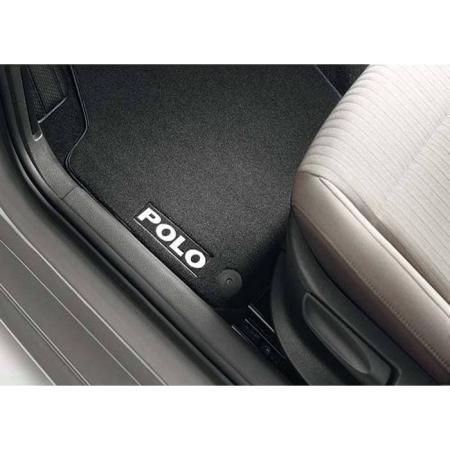 Коврики салона задние текстильные оригинальные Premium для Volkswagen Polo хэтчбек 3дв., 5дв. (2009-2017) 2 шт. № 6R0061276P WGK