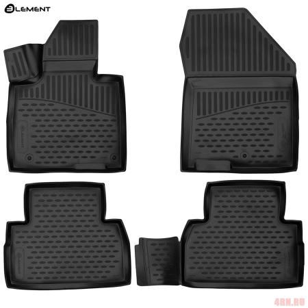 Коврики в салон 3D Element для Hyundai Santa Fe (2018-2020) № ELEMENT3D01995210