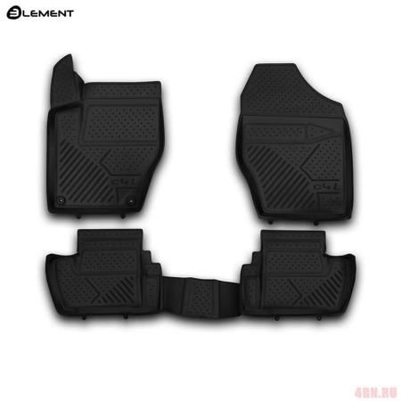 Коврики 3D салона Eurorepare для Citroen C4L (2013-2018) № C000000270.01