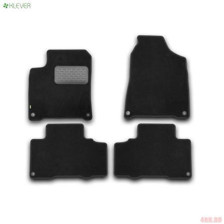 Коврики салона Klever текстильные Standart для SsangYong Actyon (2011-2019) № KVR02611201210kh