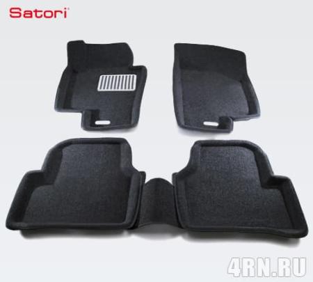 Коврики салона Satori Liner 3D Basic текстильные для Volkswagen Passat B6 (2005-2011) № SI 05-00053
