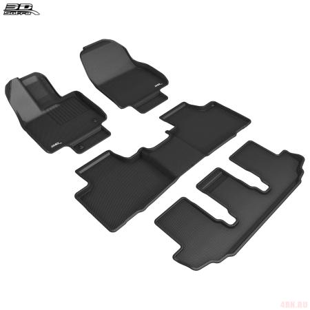 Коврики салона Liner 3D Lux для Toyota Highlander (2019-2025) № ST74-00751