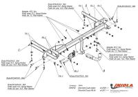 Фаркоп Imiola для Chevrolet Cruze седан (2009-2016), хэтчбек (2011-2015) № CH.012