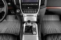 Изображение коврики в салон 3d kvest для toyota land cruiser 200 (2015-2021) серые № kvesttyt00001kg