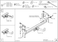 Фаркоп Galia быстросъемный для Suzuki Jimny (1998-2017) № S050C