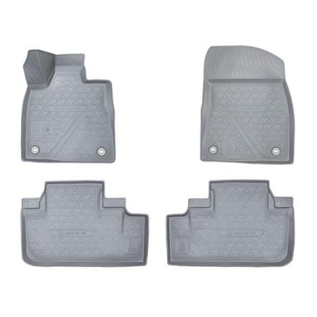 Коврики салона оригинальные для Lexus RX (2015-2022) серые № PW210-0E010-B0