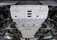 Защита радиатора, двигателя, КПП и раздаточной коробки для Toyota Land Cruiser Prado 150 (2009-2025) 3 части № K333.9516.1