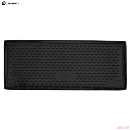 Коврик в багажник для BMW X7 (2019-2025) короткий, до 3-го ряда № ELEMENT02344B13