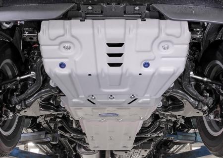 Защита радиатора, двигателя, КПП и раздаточной коробки для Toyota Land Cruiser Prado 150 (2009-2025) 3 части № K333.9516.1