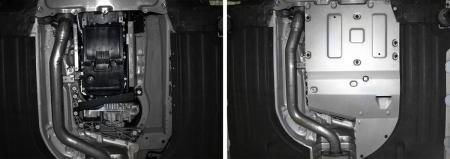 Защита КПП и раздаточной коробки для BMW X5 (2018-2025) 2 части № 333.0534.1