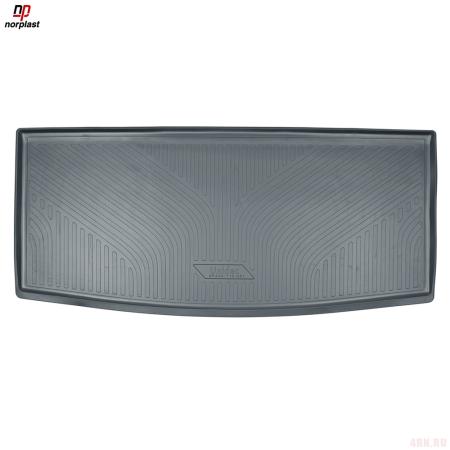 Коврик багажника для Cadillac Escalade (2020-2025) (разложенный 3 ряд) серый № NPA00-T10-361-1-G