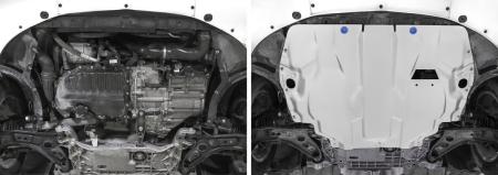 Защита двигателя и КПП для Skoda Octavia (2008-2013) № 333.5107.1