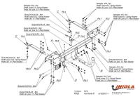 Фаркоп Imiola для Fiat Panda (2012-2024) № F.032