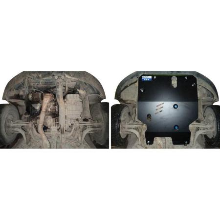 Защита картера и КПП для Mitsubishi Galant 4WD (1996-2005) № 111.04029.1