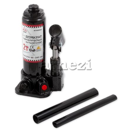 Домкрат гидравлический бутылочный 2 т. 181-345 мм. кейс ARNEZI R7100022