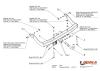 Фаркоп Imiola усиленный для TaгАЗ Tager (2008-2011) № D.013