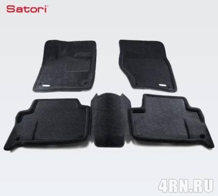 Коврики салона Satori Liner 3D Basic текстильные для Audi Q7 (2007-2009) № SI 02-00190