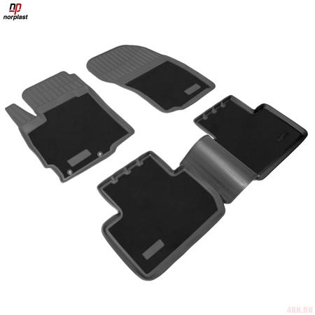 Коврики салона комбинированные для Mitsubishi Outlander (2012-2022) № NPA11-C59-510-CM