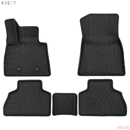 Коврики 3D салона для для BMW X5 (2018-2025) 5 шт. № KVEST3D02008210k