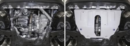 Защита двигателя и КПП для Jeep Compass 4WD (2017-2025) № 333.2743.1