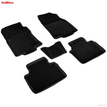 Коврики салона Eva 3D "соты" для Renault Koleos (2017-2025) № 95433