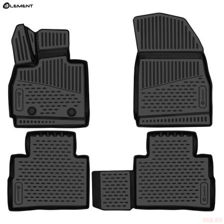 Коврики 3D салона для Jaecoo J8 (2024-2025) № ELEMENT3DA71038210k