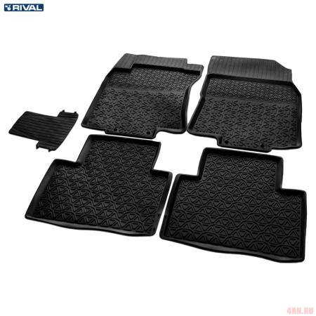 Коврики салона Rival литьевые для Nissan X-Trail (T32) (2014-2022) № 64109001