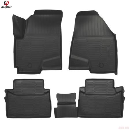 Коврики салона для для Jetour X50 (2024-2025) № NPA11-C375-670
