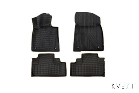 Коврики в салон 3D Kvest для Lexus RX (2015-2022) № KVESTLEX00001K2