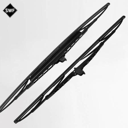 Щетки стеклоочистителя SWF Das Original Spoiler каркасные (водительская со спойлером) для Hyundai Santa Fe (2000-2006) № 116606+116112
