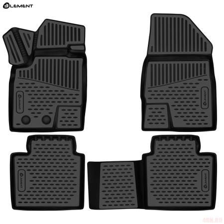 Коврики 3D салона для WEY Coffee 01 (2021-2023) № ELEMENT3DA70107210k