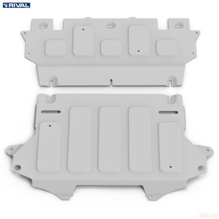 Защита переднего электродвигателя для Zeekr X (2023-2025) 4WD, 2 части № 333.1942.1