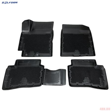 Коврики 3D салона для "Premium" ромб для Kia Rio (2017-2023) № EVS0706