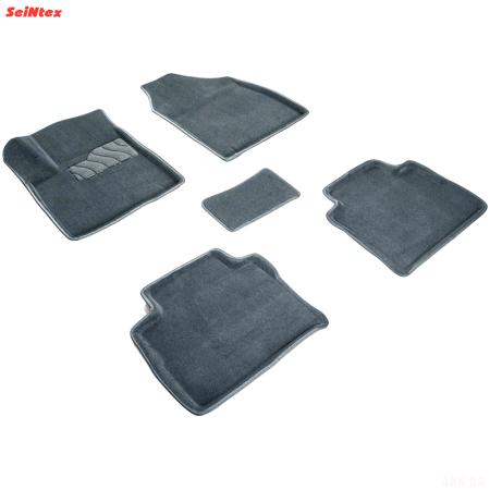 Коврики салона 3D текстильные для Jetour Dashing (2022-2025) серые № 30373