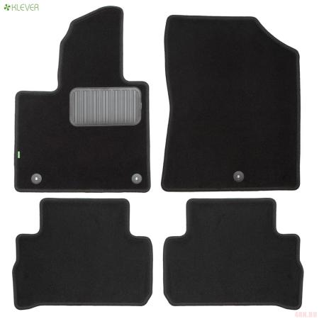 Коврики салона текстильные Standard для Hyundai Santa Fe (2021-2023) 7 мест № KLEVER0202007701210kh