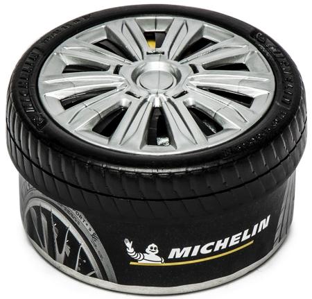 Ароматизатор воздуха MICHELIN, банка в форме шины 48 гр. (30 мл.) "черный оникс" № 87817