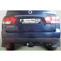 Фаркоп Лидер Плюс усиленный (с декоративной пластиной) для SsangYong Rexton (2007-2012) № S205-F(N)